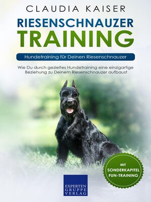 cover image of Riesenschnauzer Training